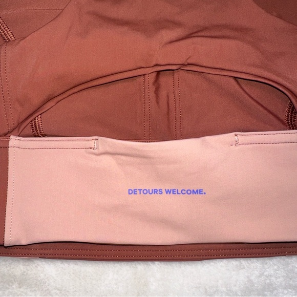 Lululemon Hike to Swim Bra & Biker Short 2-Piece Set Ancient Copper & Pink Clay - Picture 12 of 16